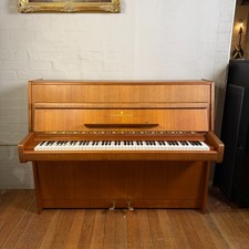 Steinway & Sons Model Z Upright Piano Teak | VIDEO | Sherwood Phoenix Pianos