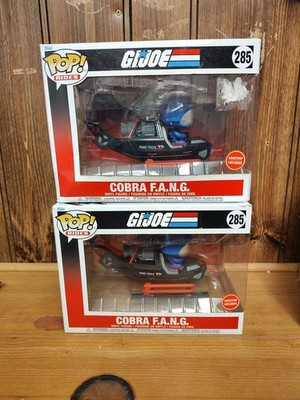 2 Cobra F.A.N.G. w/Cobra Commander Gamestop Exclusive GI Joe Funko POP Rides 285