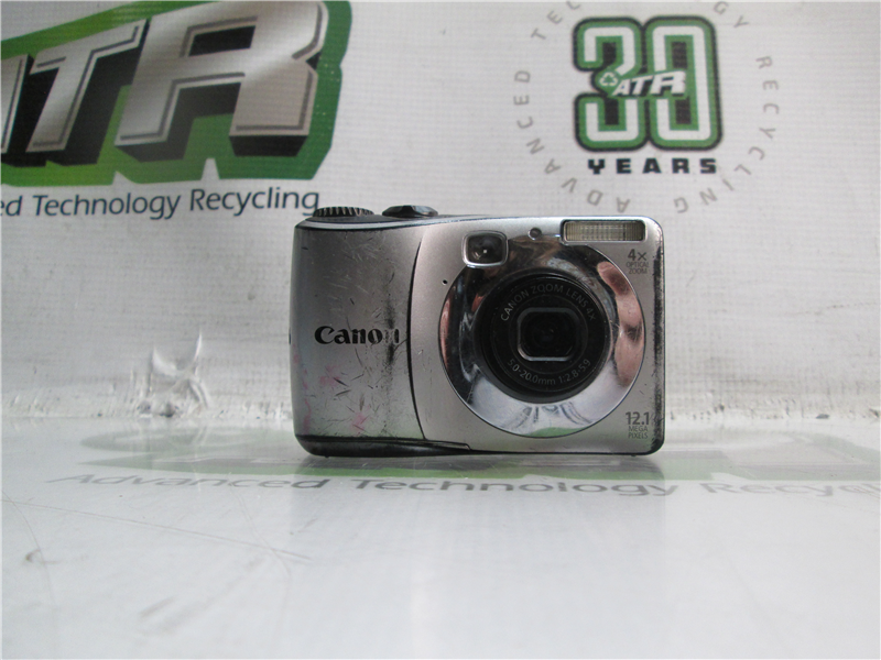 Canon PowerShot A1200 Digital Camera 12.1MP Silver Fair Condition 