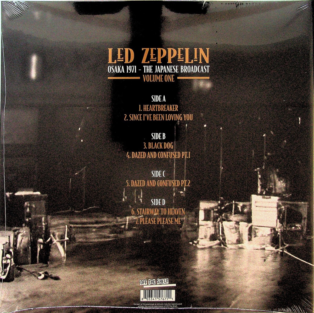 LED ZEPPELIN- Live in Osaka 1971 Vol.1 Japanese Broadcast 2