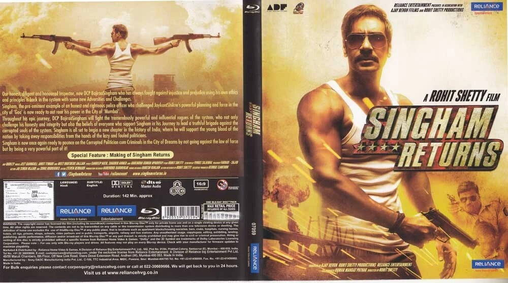 Singham returns full movie online hd quality hot sale