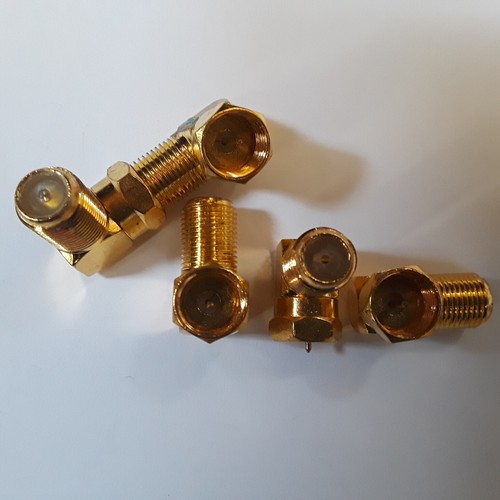 SMA female jack to SMA male right angle 90 degree FREE FAST SHIPP CA USA 5pcs - Picture 4 of 6