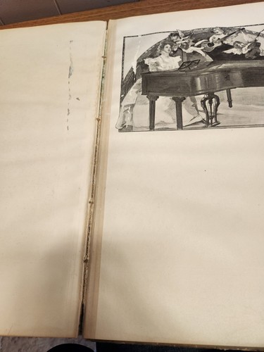 Antike The Passing Show Zeichnungen von A.B. Wenzell 1900 großes Buch - Bild 7 von 11