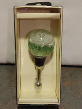 NEW LS Arts Hand Blown Glass Wine Stopper