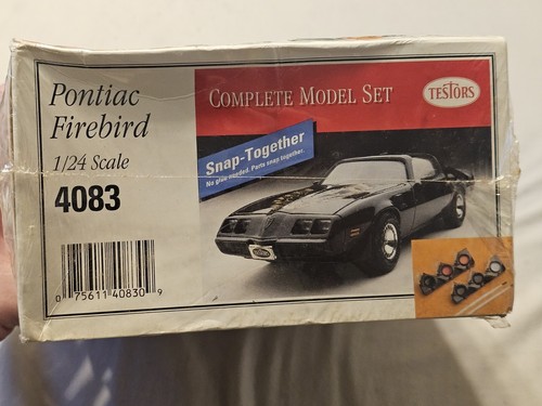 Vintage ORIGINAL TESTORS '80 FIRDBIRD 1:24 MODEL KIT NIB 1996 # 4083 - Picture 2 of 2