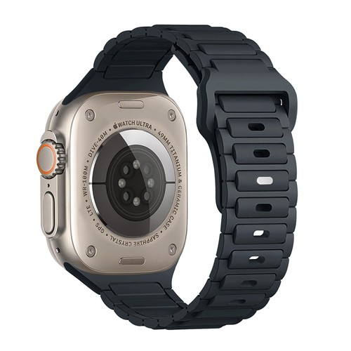 Soft Silicone Watch Band Divers Replacement Strap For Apple Watch Series 10/9/8 - Picture 22 of 26