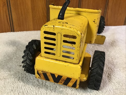 Vintage 1960's Tonka Pressed Steel Yellow Construction Road Grader No 76 - Picture 10 of 18