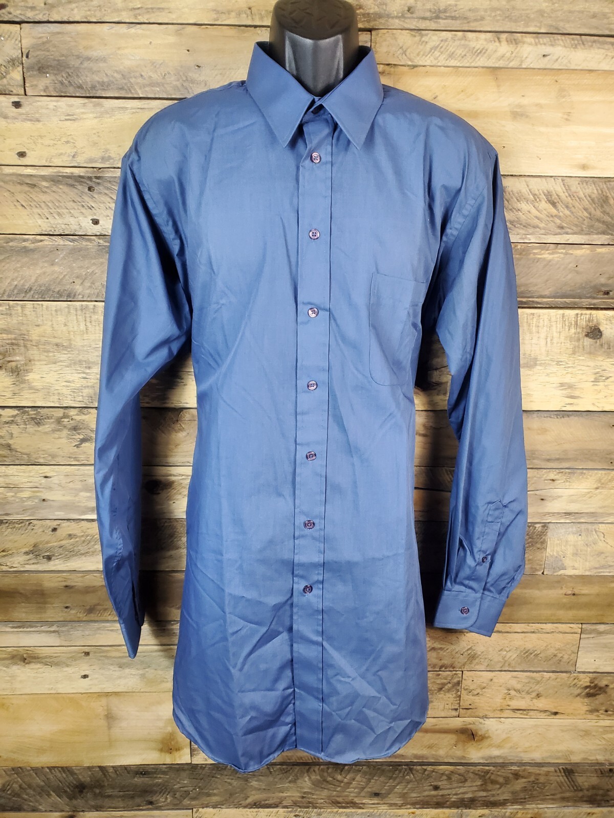 Modern Elements Button-Down Men Size XL Blue 17- … - image 1