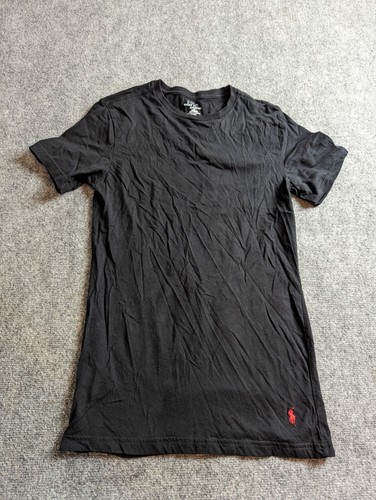 Polo Ralph Lauren Men's Medium T-Shirt Classic Fit Embroidered Logo Black - Picture 2 of 8