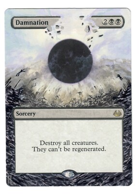 Damnation Altered Full Art MTG Magic Commander Wrath Unique Painted 1 of 1 Card | eBay Damnation Altered Full Art MTG Magic Commander Wrath Unique Painted 1 of 1 Card | eBay