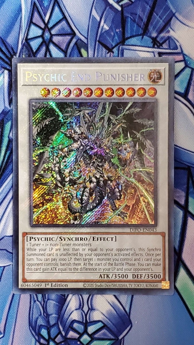 FOIL BLEED Yugioh - Psychic End Punisher - 1st Ed. - DIFO-EN043