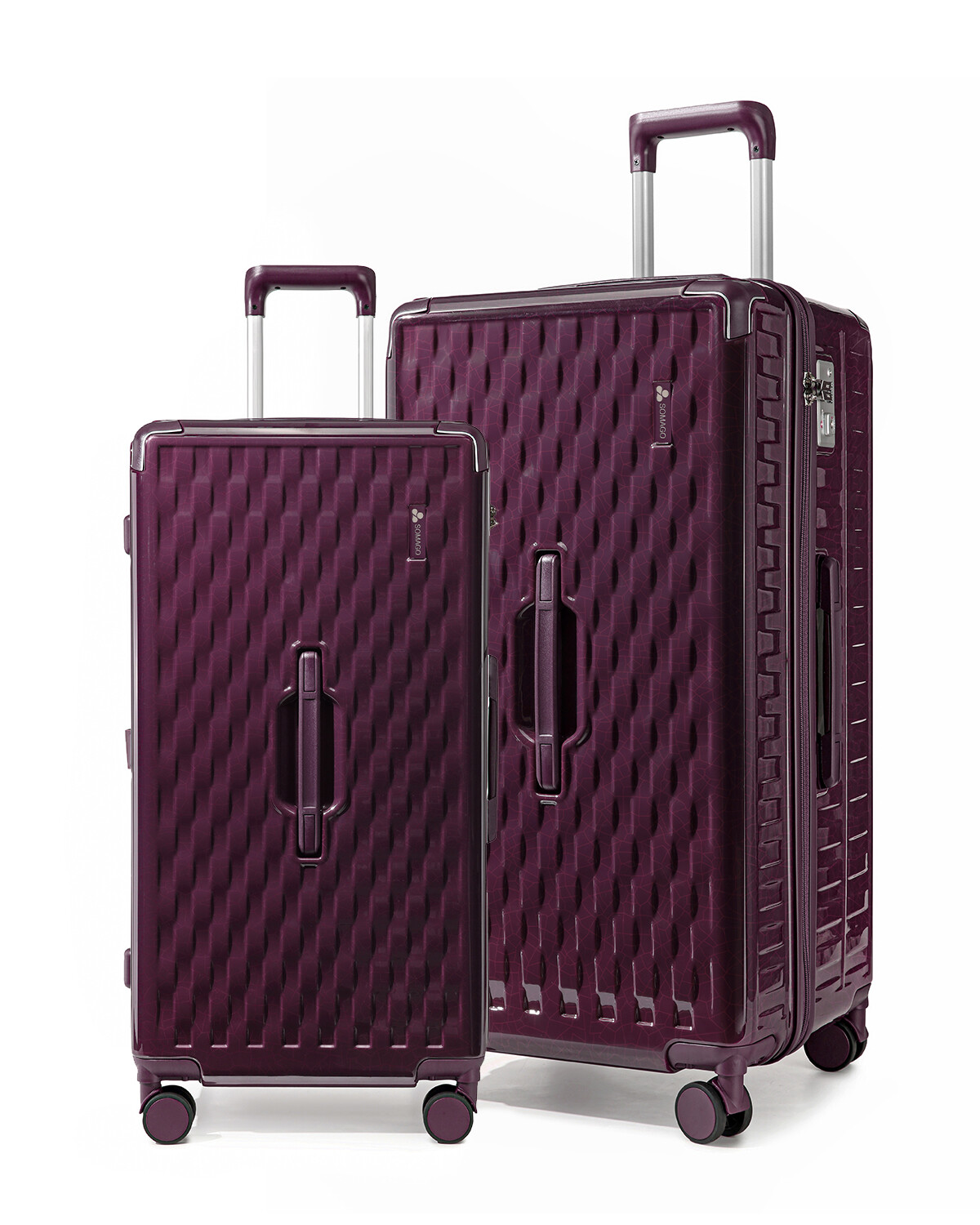 24"30" Trolley Travel Case Hardside Lightweight Spinner Lugg
