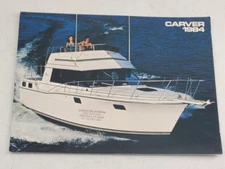 Vintage 1984 Carver Yacht Sales Brochure Mariner Aft Cabin Mariner Convertible