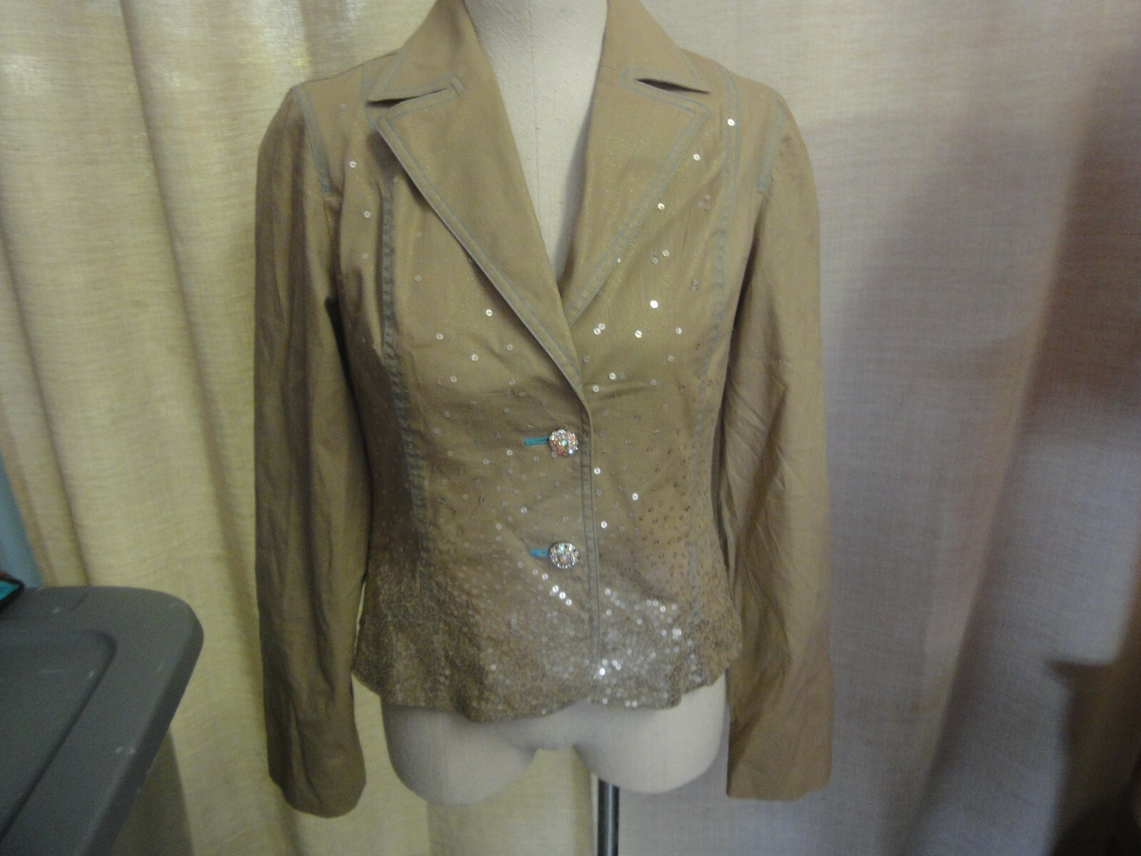 True Meaning Womens Suit Jacket Blazer Size 10 Rhine Gem true-meaning-womens-suit-jacket-blazer-size-10-rhine-gem