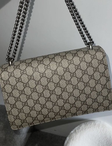 GUCCI Dionysus Beige Small Shoulder Bag 499623 RRP £2400 100% Authentic - Picture 5 of 15