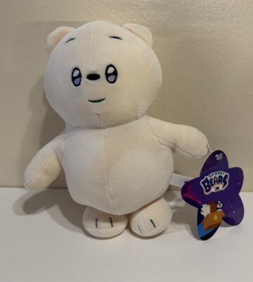New 8” We Bare Bears BABY BEARS plush Warner Bros Toy Factory NWT Ice Bear  2024