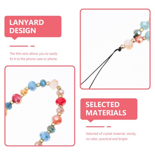 Cellphone Case Chain Beaded Phone Lanyard Colorful Beads Phone Strap - 第 6/12 張圖片