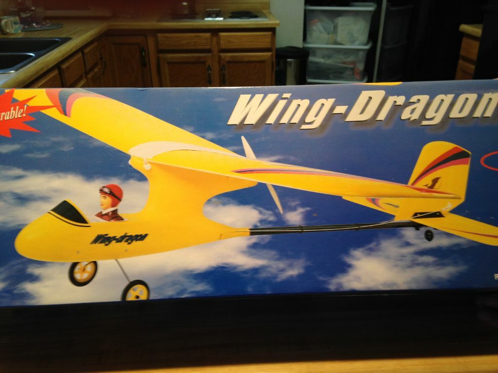 Art Tech Wing Dragon II RC Pusher Glider Trainer Airplane - RTF Version