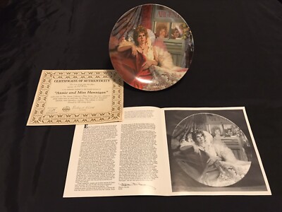 annieプレート４枚 Complete Set of 8 ANNIE Collector Plate Series w