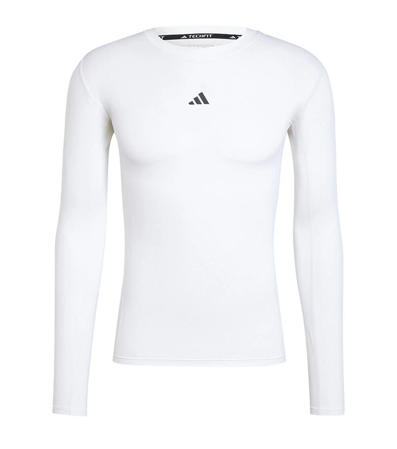 Adidas Techfit Compression Long Sleeve Tee (JE6703) Gym Shirt Base Under Layer