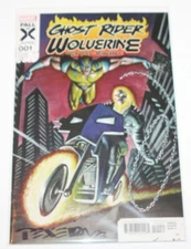 Ghost Rider Wolverine Weapons of Vengeance Alpha Variant E - Signed Texeira 2023