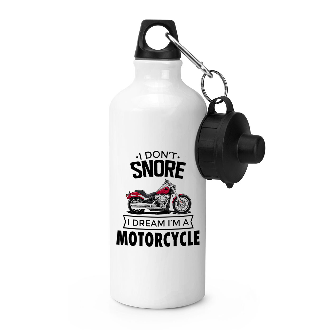I Don't Snore I Dream I'm A Motorcycle Sports Water Bottle Fathers Day Motorbike
