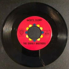 The EVERLY BROTHERS Cathy's Clown / Always It's You 1961 Warner Brothers 45 rpm