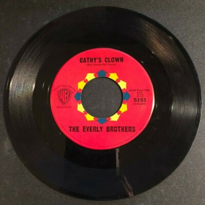 The EVERLY BROTHERS Cathy's Clown / Always It's You 1961 Warner Brothers 45 rpm