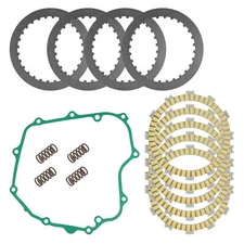 Clutch Friction Steel Plates Gasket Kit for Kawasaki Ninja 250R EX250 2008-2012