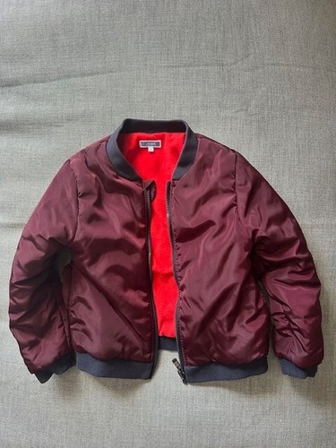 Mädchen Jacadi schwarz 2-in-1 Kapuze Parka Mantel mit Innen Bomberjacke Größe 6A - Bild 6 von 12