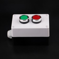 22mm Start /Stop Button Switch Box Control Box Button With Waterproof Connector