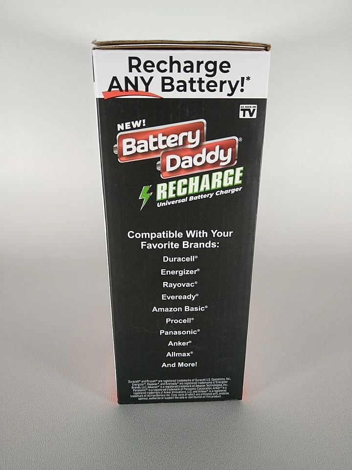 NUEVO Cargador de Batería Universal Battery Daddy Recharge Foto 3 de 4