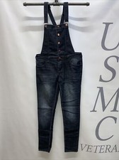 Womens Tinseltown Denim Jeans Bib Overalls Size Medium