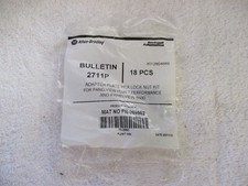 NEW Allen Bradley Bulletin 2711P Adapter Plate Hex Lock Nut Kit   269962
