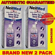 NeilMed All in One Multi Purpose Saline Spray - 6.3 Fl Oz EX04/2028 2PKS