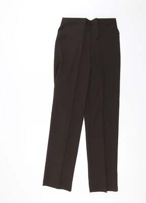 Classic Image Damen braun Polyestermischung Hose Größe 12 L28 in