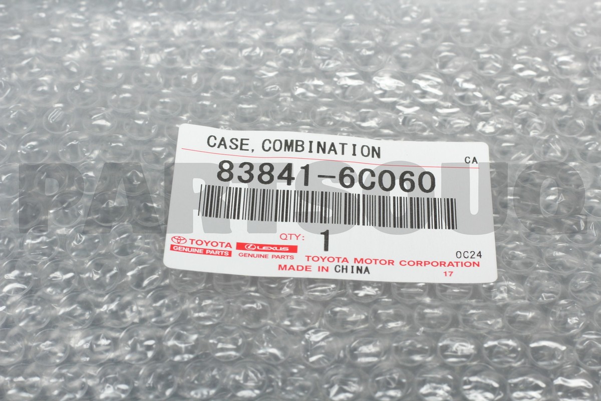 838416C060 Genuine Toyota CASE, COMBINATION METER 83841 838416C060 Genuine Toyota CASE, COMBINATION METER 83841