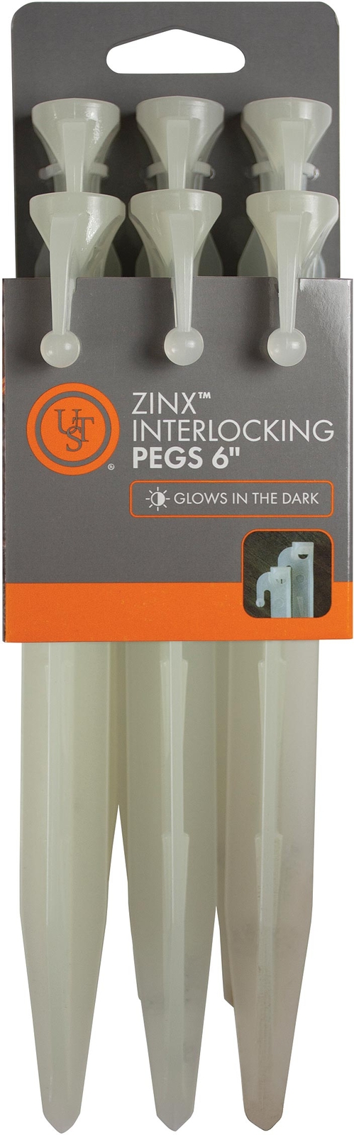 Колышки для палатки Ust Zinx - 6 в упаковке: Прочные и надежные колышки для вашей палатки