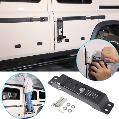 Door Hinge Side Foot Climb Step Pedal Black fit Für Ineos Grenadier 2020-24