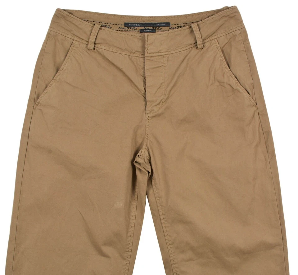 Marc O'Polo Mujer Pantalones Informales Pantalón Relajado Talla 36 Marrón Original Foto 4 de 4