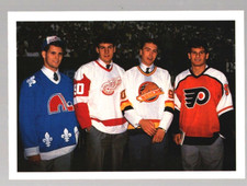 1990-91 Upper Deck Hockey #351 Top Ten Draft Picks Checklist