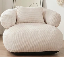 Giant Bean Bag Chairs for Adults Kids Filling Plush Fluffy Bean Corduroy Boho