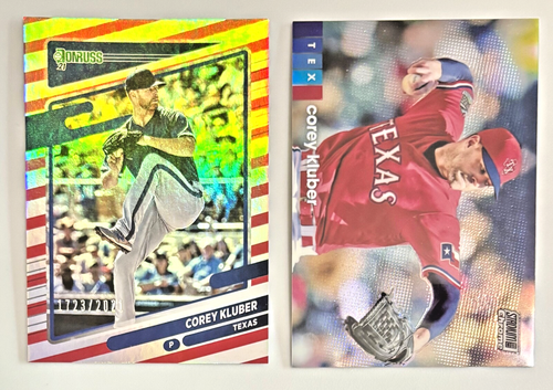 2020 Stadium Club Chrome Corey Kluber #205 Refractor