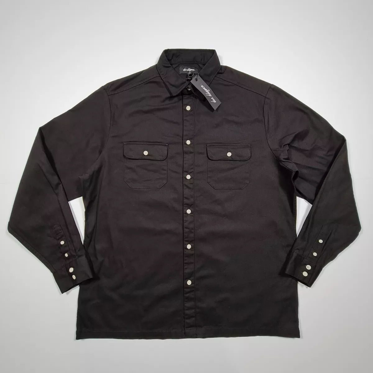 Mens hotsell overshirt black
