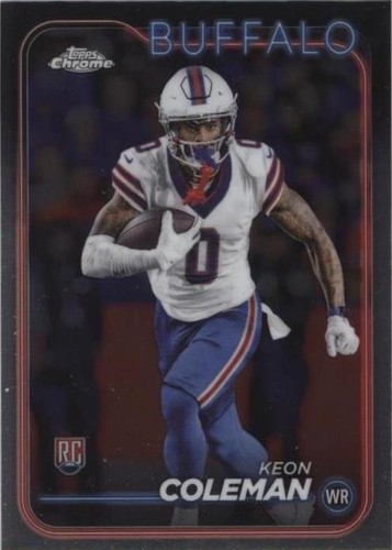2024 Topps Chrome Keon Coleman 1974 Football Refractor X-Fractor