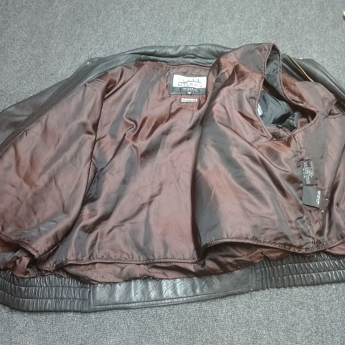 Wilsons Giacca Bomber Pelle Studio Adulto XL Nero Fodera Thinsulate - Foto 8 di 12