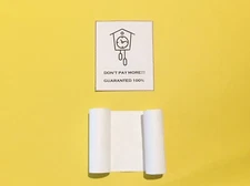 Cuckoo Clock Recov.Paper Bellow Roll 2” X 24”w/ Instruction (100% GUARANTED)