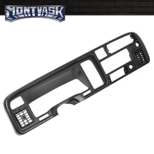 Fit For 1994-1997 Dodge Ram Dash Bezel Radio Trim Panel Surround Black Dashboard