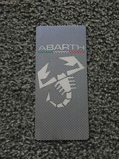 TUNING POGGIAPIEDI ACCIAIO FIAT PANDA GRANDE PUNTO 500 ABARTH EFFETTO CARBONIO