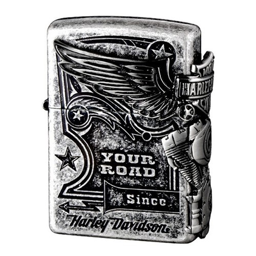 ZIPPO/HARLEY- DAVIDSON : Cigarette Oil Lighter : JAPAN LIMITED EDITION : HDP-28 - Picture 5 of 13